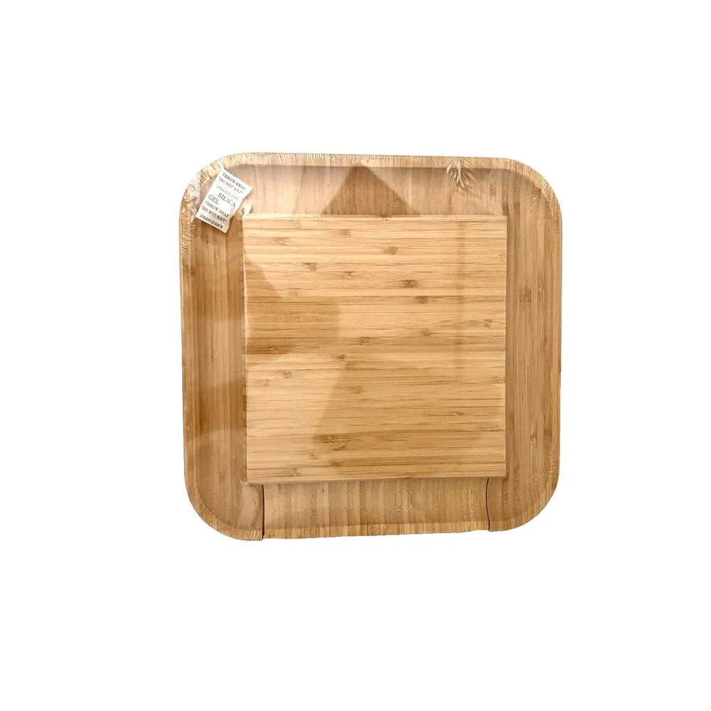 Bamboo Charcuterie Board w/Hidden Drawer with 7 Accessories by Bambusi NEW